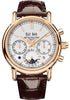 Patek Philippe 40.2mm Grand Complications Split Seconds Chronograph Pertetual Calendar Watch Silver Dial 5204R - NY WATCH LAB 