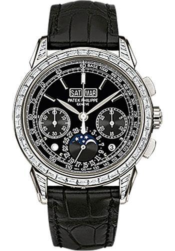 Patek Philippe 41mm Men Grand Complications Perpetual Calender Chronogragh Watch Black Dial 5271P - NY WATCH LAB 