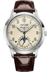 Patek Philippe 40mm Grand Complications Perpetual Calendar - White Gold - Lacquered Cream Dial C Dial 5320G - NY WATCH LAB 