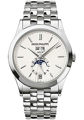 Patek Philippe 38.5mm Annual Calendar Complicated Watch Opaline Dial 5396/1G - NY WATCH LAB 