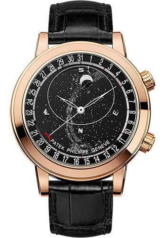 Patek Philippe 44mm Celestial Grand Complications Watch Black Dial 6102R - NY WATCH LAB 