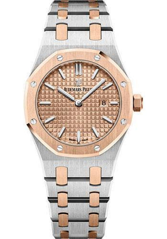 Audemars Piguet 33MM Royal Oak Pink Dial Watch | Ny Watch Lab