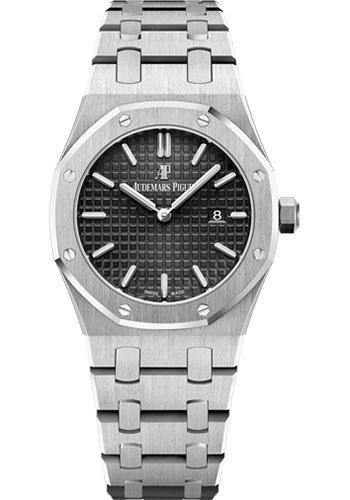 Audemars Piguet Royal Oak Quartz 33MM Black Dial Watch-Ny Watch Lab