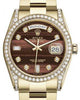 Rolex Day-Date 36 Yellow Gold Bull's Eye Diamond Dial & Diamond Set Case & Bezel Oyster Bracelet 118388