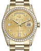 Rolex Day-Date 36 Yellow Gold Champagne Jubilee Diamond Dial & Diamond Set Case & Bezel President Bracelet 118388