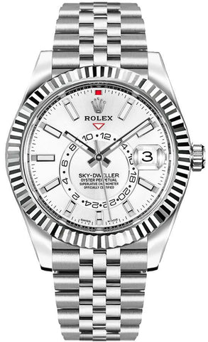 Rolex Sky-Dweller White Jubilee Bracelet 326934