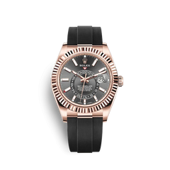 Rolex 326235 Sky-Dweller Rose Gold Dark Rhodium Dial Oysterflex